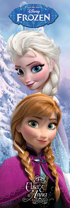 Постер плакат Крижане Серце Анна І Ельза/Frozen Anna & Elsa 53x158 см