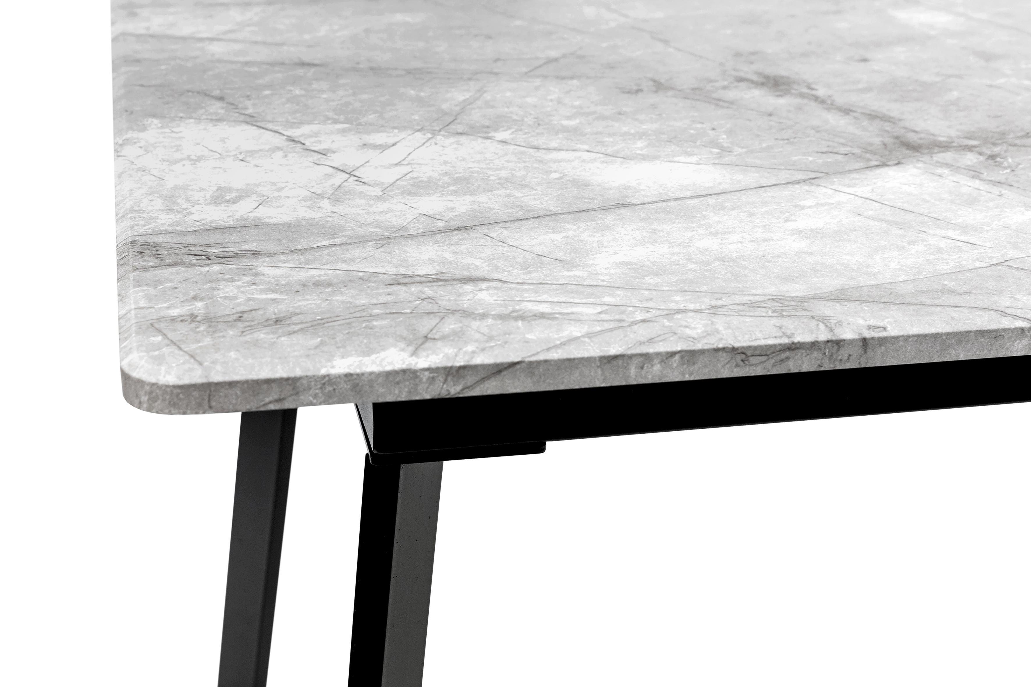 Обеденный стол Фиджи Этна 1200/1600х750х760 мм Черный/Базальт (GAА0056167) - фото 6