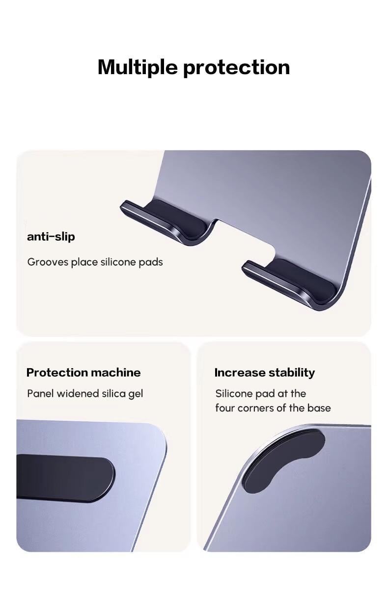Підставка для планшета UGREEN настільна до 13" металева складана Темно-сірий (45859) - фото 9 Підставка для планшета UGREEN настільна до 13" металева складана Темно-сірий (45859) - фото 9