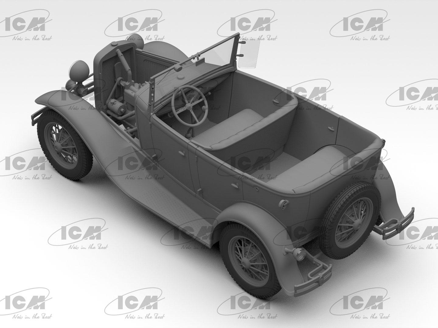 Сборная модель ICM ГАЗ-А на германской службе (24053) - фото 5 Сборная модель ICM ГАЗ-А на германской службе (24053) - фото 5