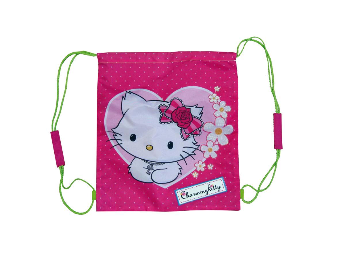 Сумка для взуття 1 вересня 551548 Charmmykitty 35х40 см Рожево-білий