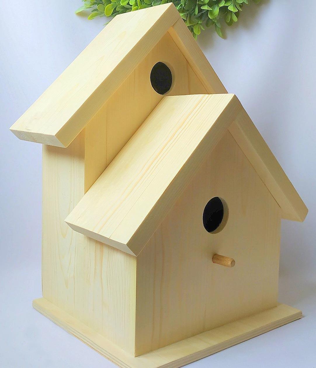 Шпаківня садова з дерева Славник Бланже (СКВ-002401) - фото 3 Шпаківня садова з дерева Славник Бланже (СКВ-002401) - фото 3