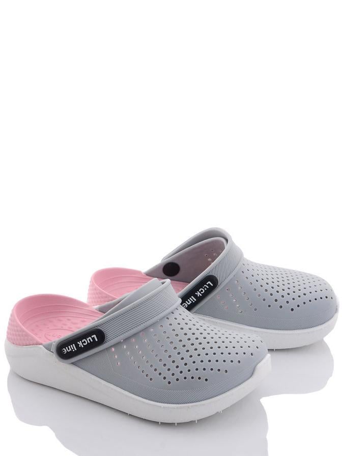 Кроксы luck Line i5017253 р. 28 Серый