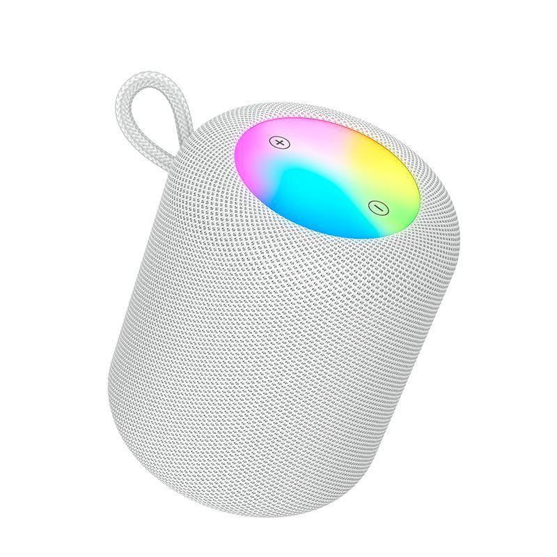 Портативная колонка Hoco HC30 1800 мАч RGB Светло-серый (633167)