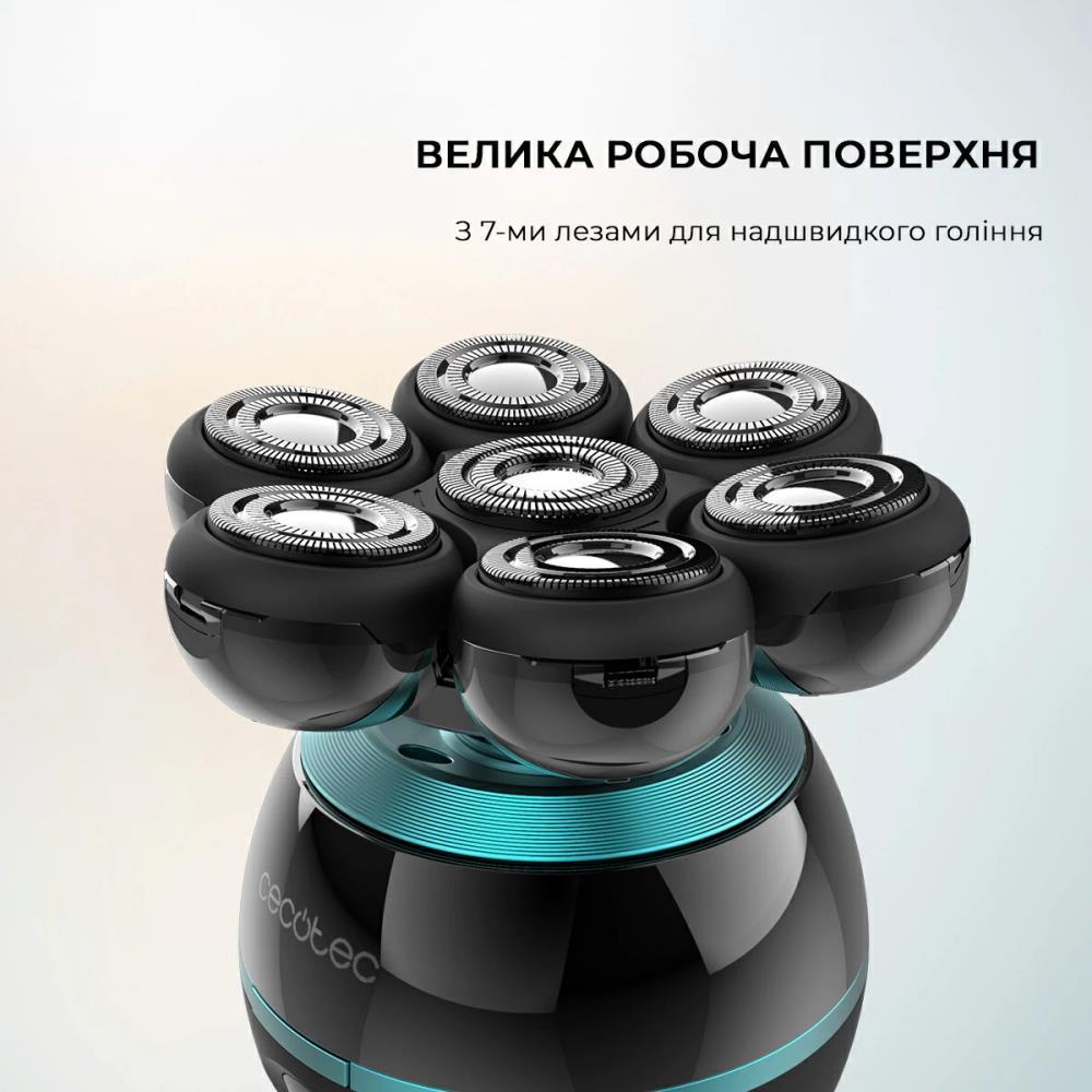 Электробритва CECOTEC Shamers Bamba PrecisionCare Skull Shaver Black - фото 2 Электробритва CECOTEC Shamers Bamba PrecisionCare Skull Shaver Black - фото 2