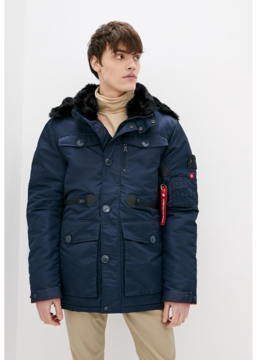 Куртка Alpha Industries Challenger Parka L Синий (123230)