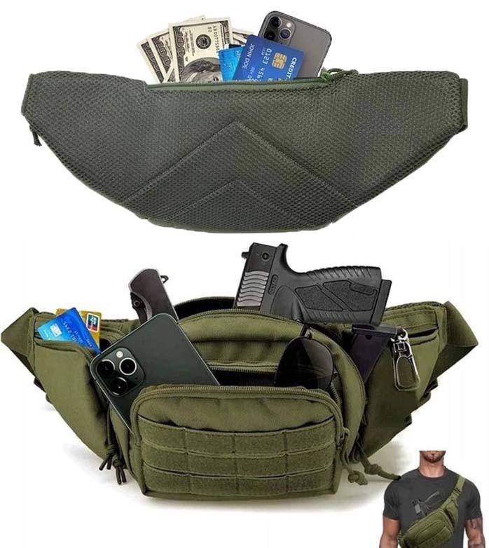 Сумка на пояс/плече 43х16х8 см Green - фото 6 Сумка на пояс/плече 43х16х8 см Green - фото 6