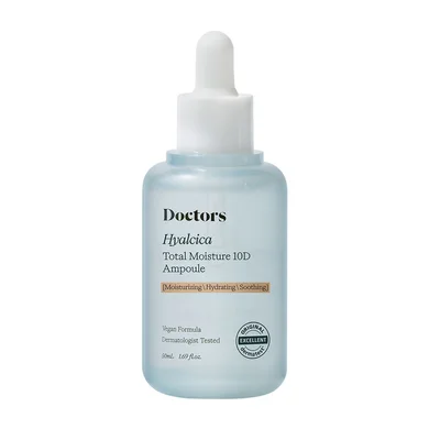 Сыворотка увлажняющая с 10 формами гиалуроновой кислоты и центеллой Doctors Hyalcica Total Moisture 10 D Ampoule 50 мл