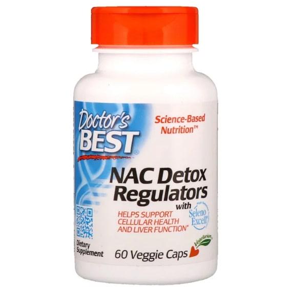 Комплекс для профилактики работы печени Doctor's Best NAC Detox Regulators 60 Veg Caps (DRB-00279)