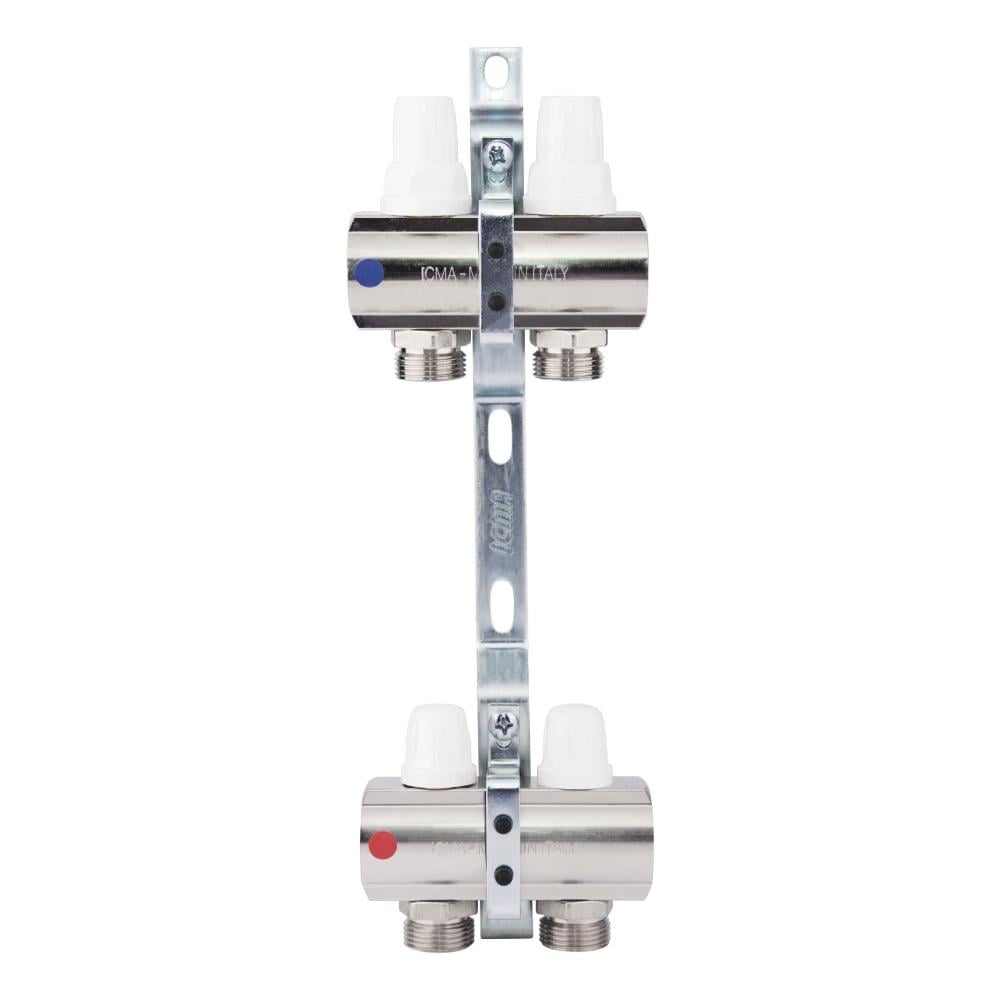 Коллектор ICMA №K005 на 2 выхода без расходомера 1" (VD00005218)