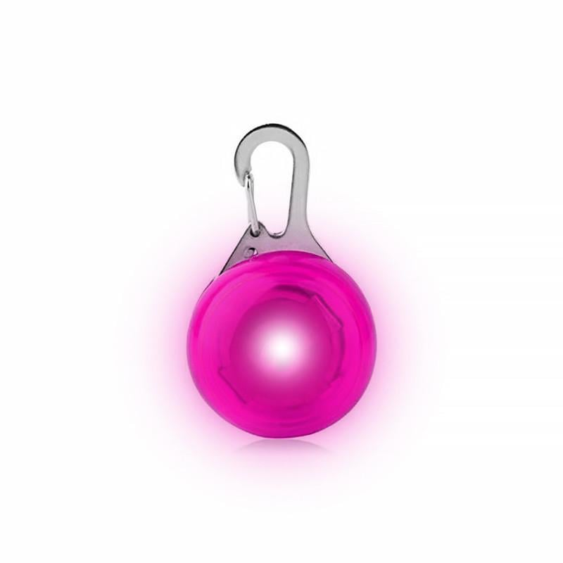 LED-подвеска для собак Friend HY-0501 на ошейник Pink (1874241)