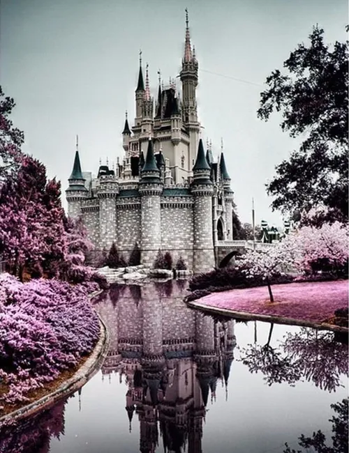 Набор алмазной мозаики Волшебный замок 40x50 см (AS4563)