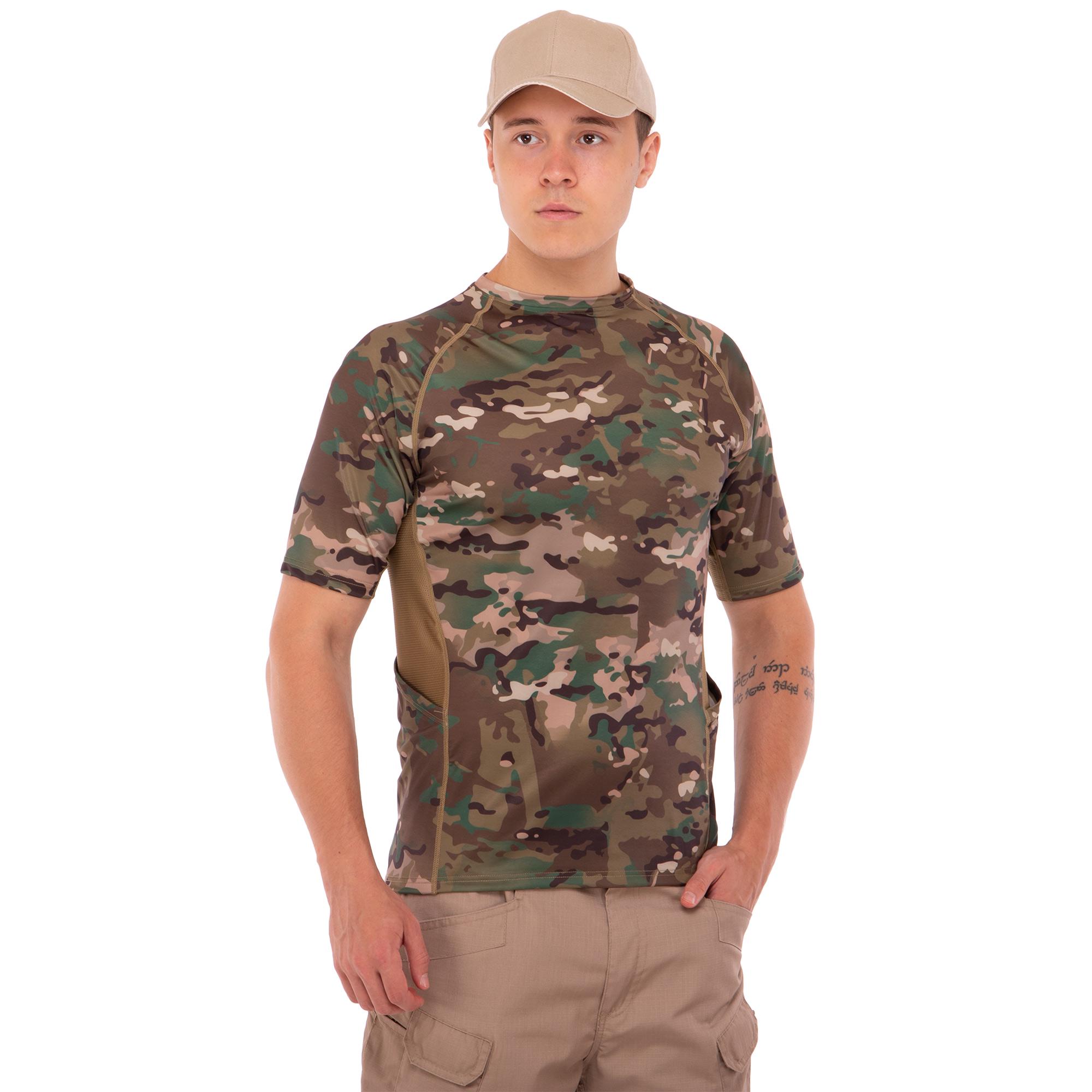 Футболка компрессионная мужская 5.11 2ХL р. 52-54 Камуфляж Urban (TY-9189)