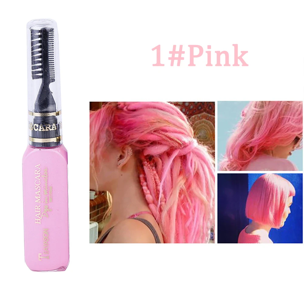 Фарба для волосся тимчасова що змивається Pink 01 - фото 2 Фарба для волосся тимчасова що змивається Pink 01 - фото 2
