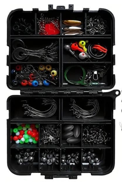 Набор рыболовных снастей для пресноводных рыб 206 шт. - фото 8