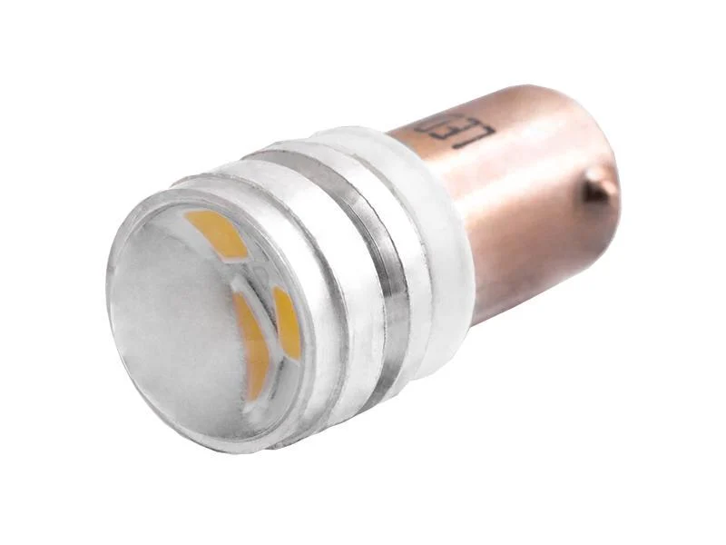 Автомобильная лампа светодиодная LEDUA BA9S with Lens L 12V Белый (1668)