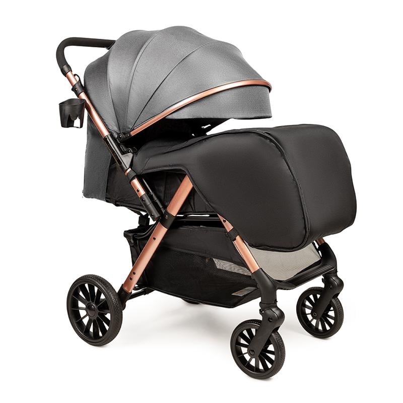 Коляска прогулочная Ninos Maxi 2 с опрокидывающейся ручкой Grey/Gold (NM2025GG) - фото 6 Коляска прогулочная Ninos Maxi 2 с опрокидывающейся ручкой Grey/Gold (NM2025GG) - фото 6