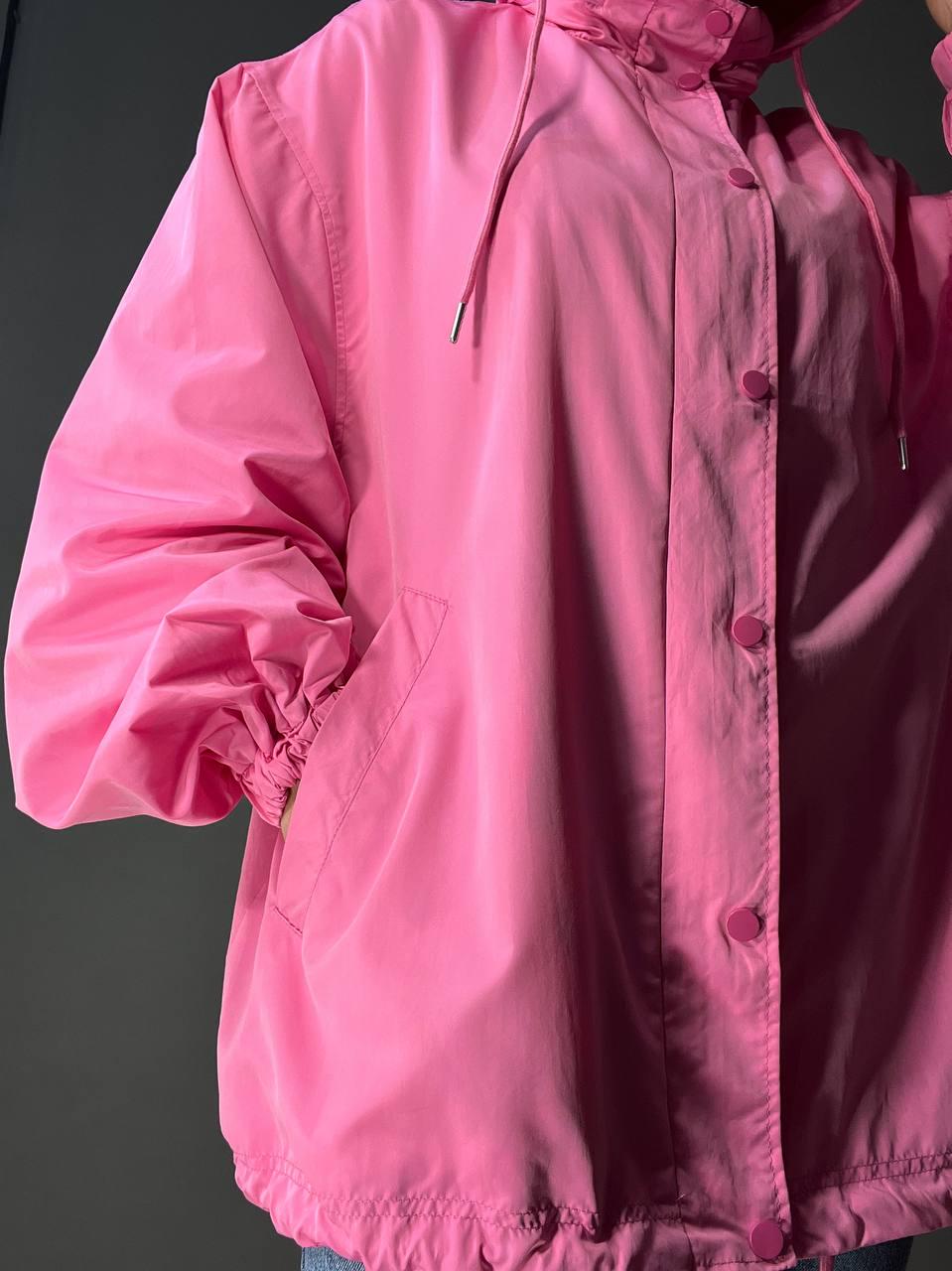 Куртка женская Lady Yep 9096-1 с капюшоном OS Розовый (26755947) - фото 8