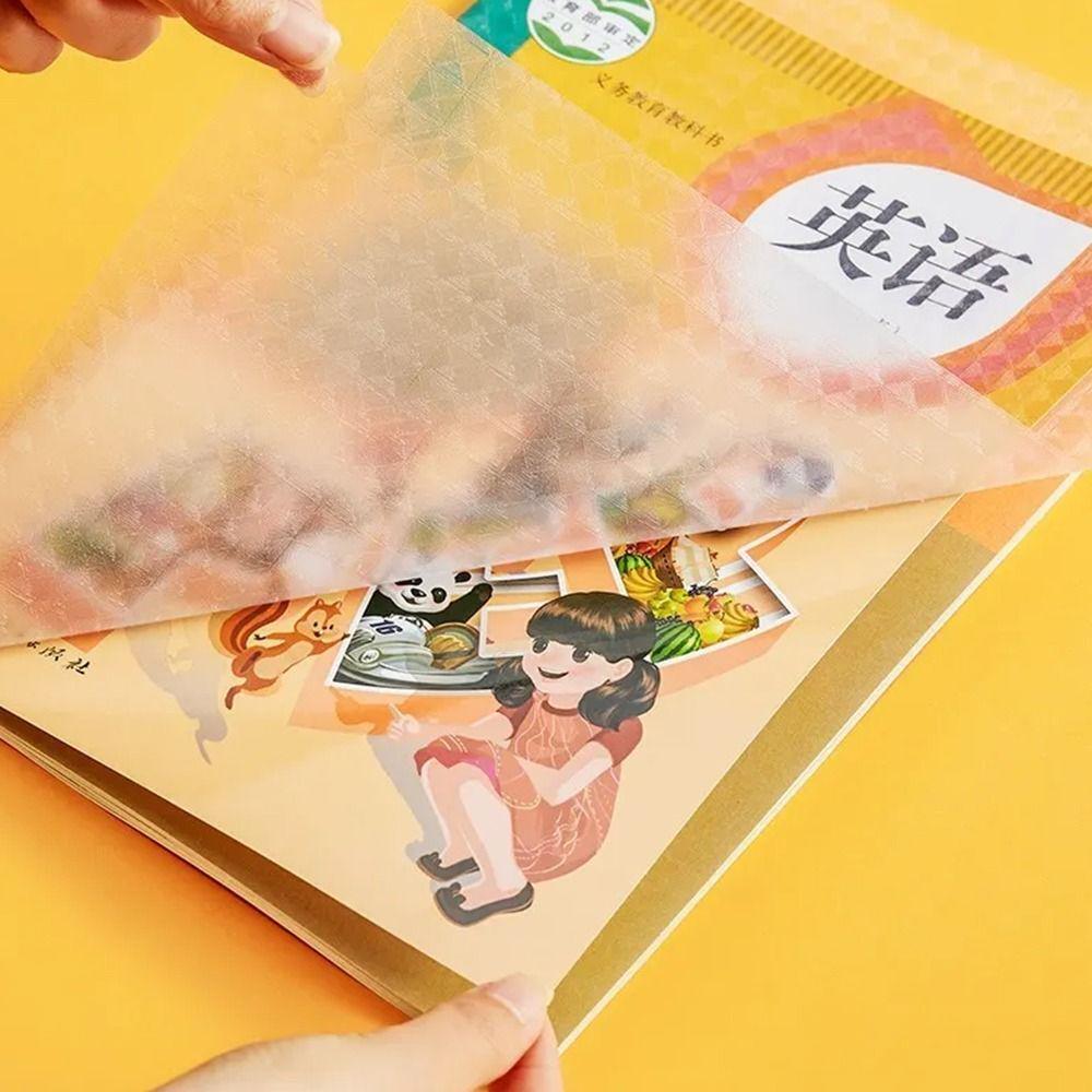 Обложки для тетрадей/книг AdersWrap с наклейками самоклеящиеся 7 шт. Прозрачный (2365) - фото 4