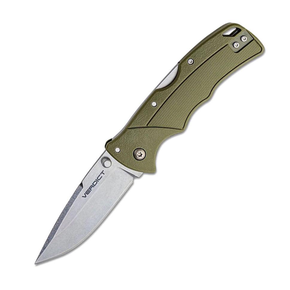 Ніж складаний Cold Steel Verdict SP FDE Green (CS-FL-C3SPSSODG)