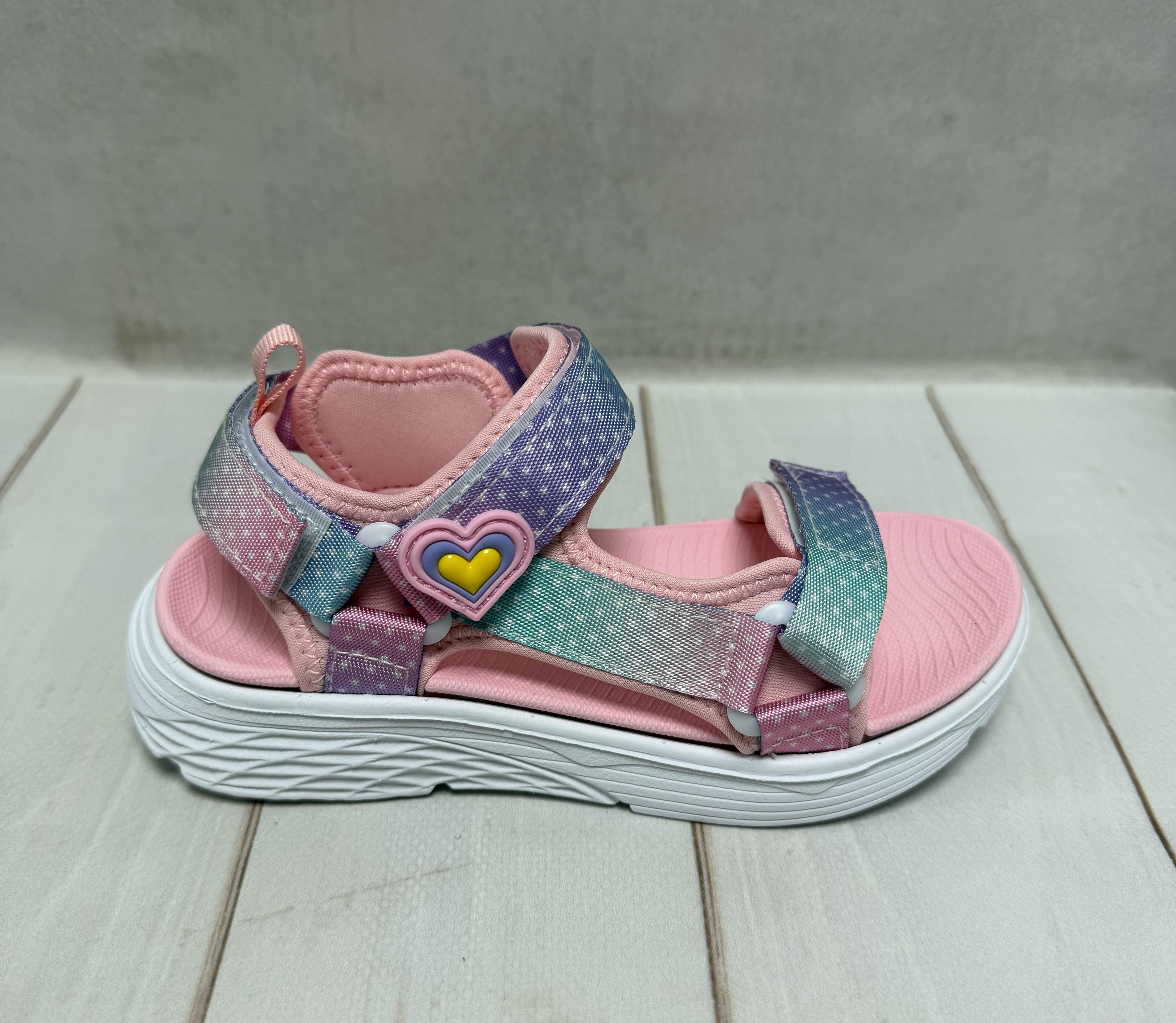 Сандалі дитячі BBT.KIDS для дівчинки р. 35 23 см Рожевий