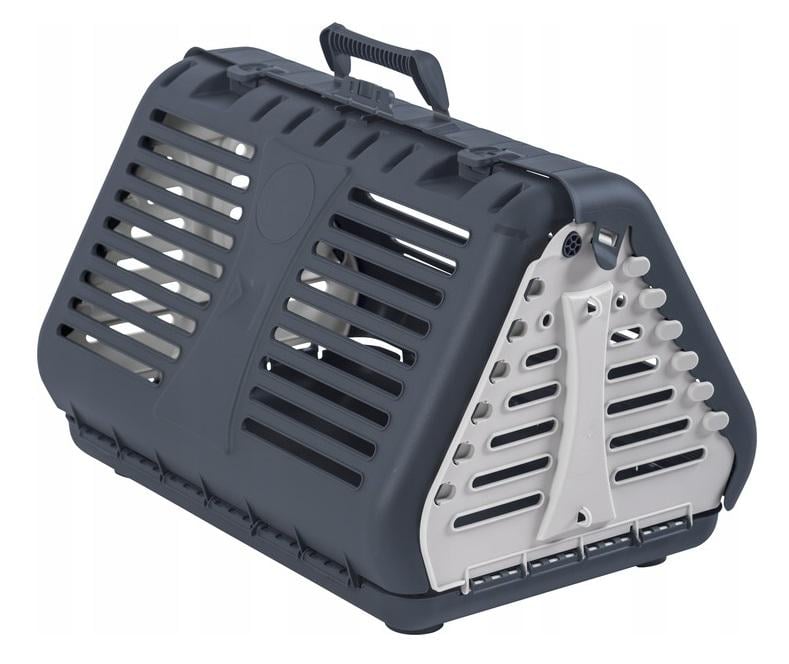 Транспортер Rotho Toby для кошек/малых собак/мелких животных Темно-серый (40008)