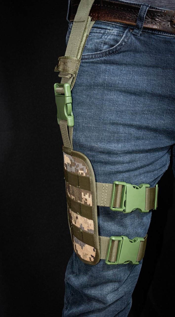 Платформа на бедро Molle КІРАСА кордура 284 Пиксель - фото 7 Платформа на бедро Molle КІРАСА кордура 284 Пиксель - фото 7