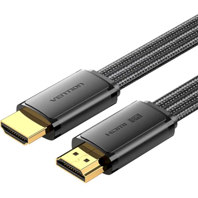 Кабель для передачи данных Vention HDMI M-M v2.1 плоский 2 м Черный (604944) - фото 2