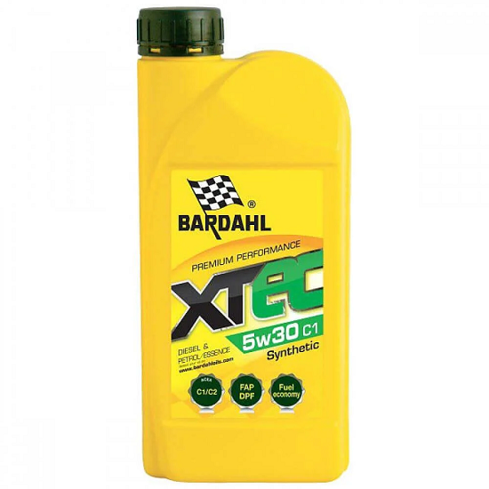 Моторное масло Bardahl XTEC 5W30 1 л C1 SN/CF