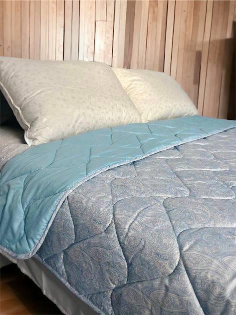 Ковдра літня бавовняне волокно євро 200х215 см Блакитний (15265878) Ковдра літня бавовняне волокно євро 200х215 см Блакитний (15265878)