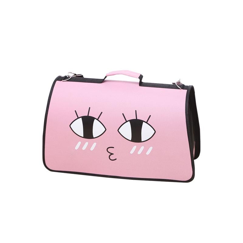 Сумка-переноска Taotaopets 258805 Smiley Pink контейнер 36x18x24 см Сумка-переноска Taotaopets 258805 Smiley Pink контейнер 36x18x24 см