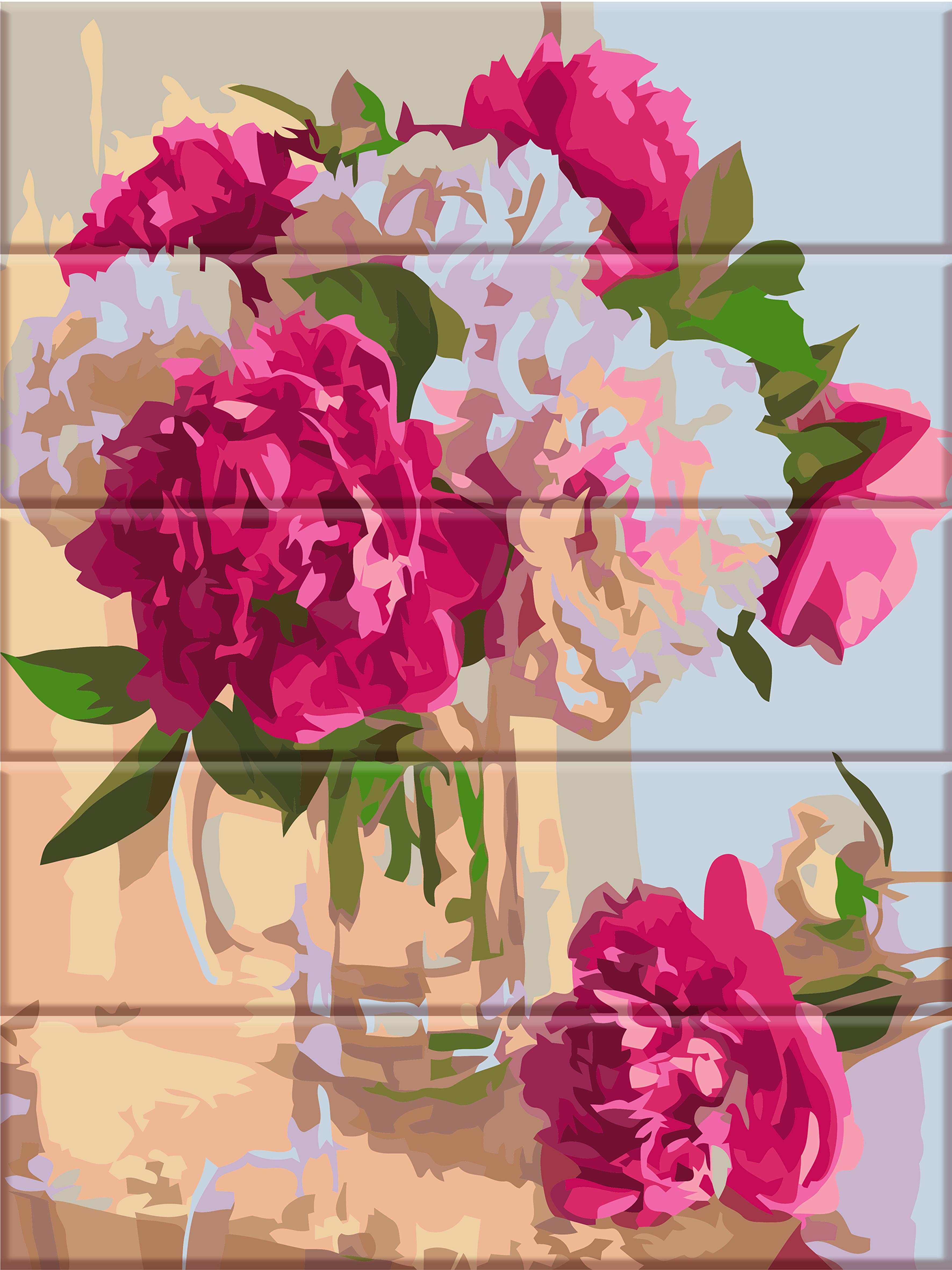 Картина по номерам ArtStory Аромат пионов 30x40 см (ASW048)
