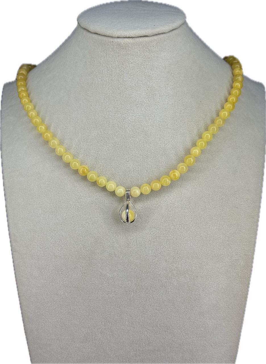 Бусы из янтаря 52 см (р-112)