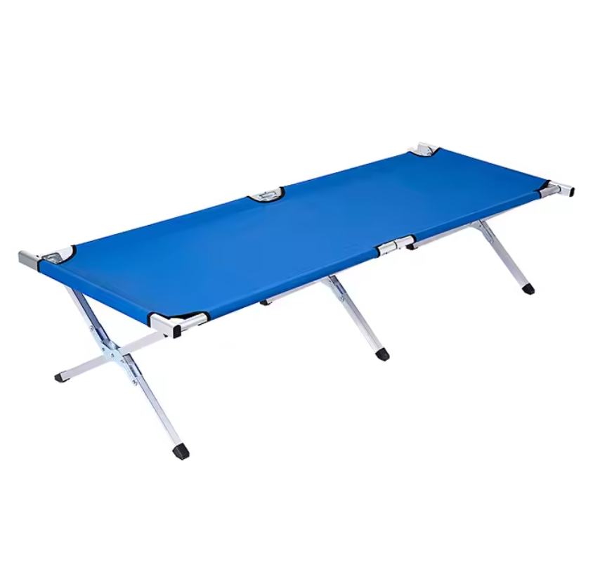 Ліжко-розкладачка Alfarid похідне армійське 190 см Aluminium (6066)