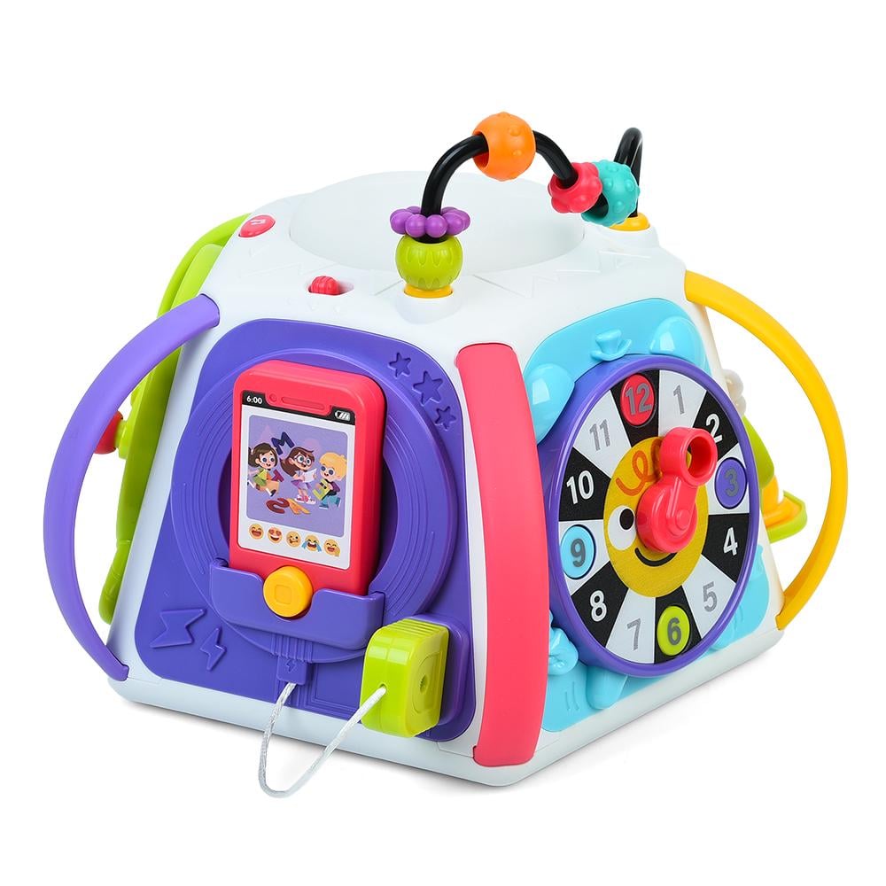 Развивающая игрушка Hola HE8971 Шестигранник 14в1 со звуком и светом Развивающая игрушка Hola HE8971 Шестигранник 14в1 со звуком и светом