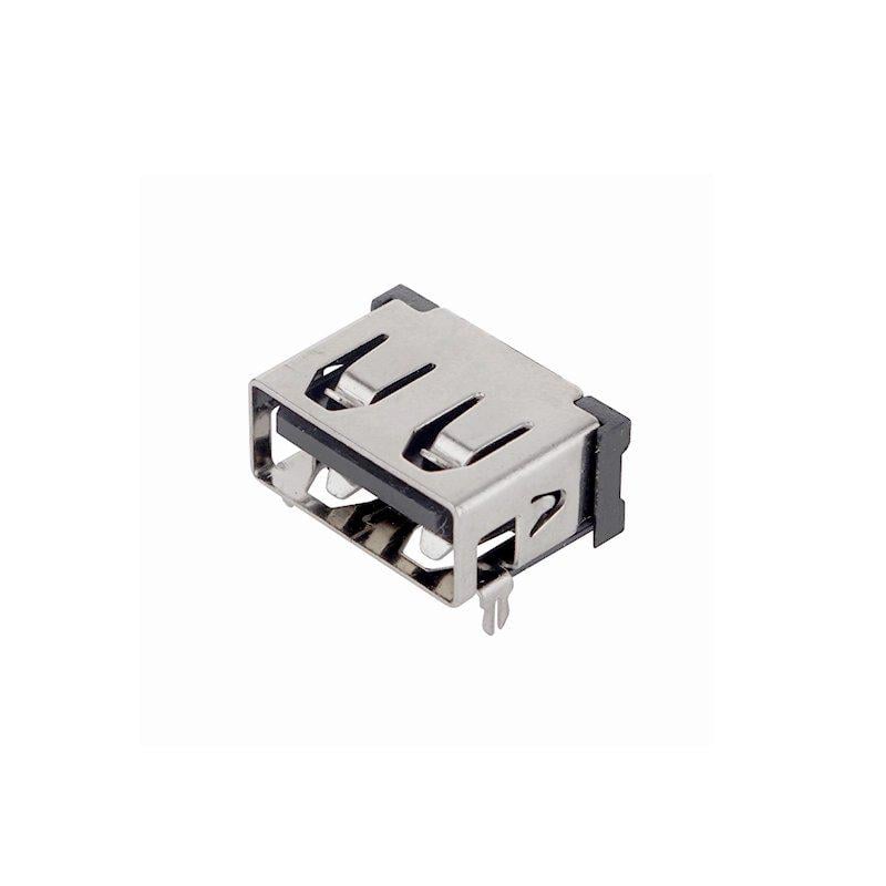 Гнездо USB-A угловое короткое (A150057) Гнездо USB-A угловое короткое (A150057)