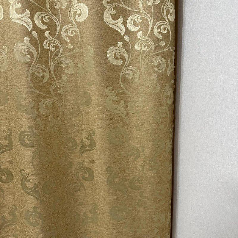Шторы Toscana жаккардовые 1,5х2,7 м 2 шт. Золотой - фото 5 Шторы Toscana жаккардовые 1,5х2,7 м 2 шт. Золотой - фото 5