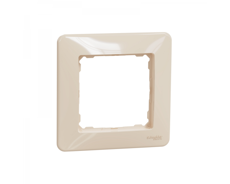 Рамка Schneider Electric 1-постовая ABS-UV Sedna Design&Element Бежевый (SDD312801)