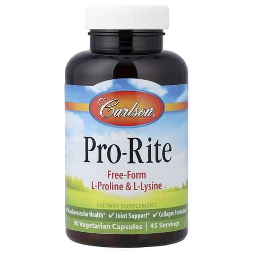 Лізин Carlson Pro-Rite 90 Capsules (CAR-68710)