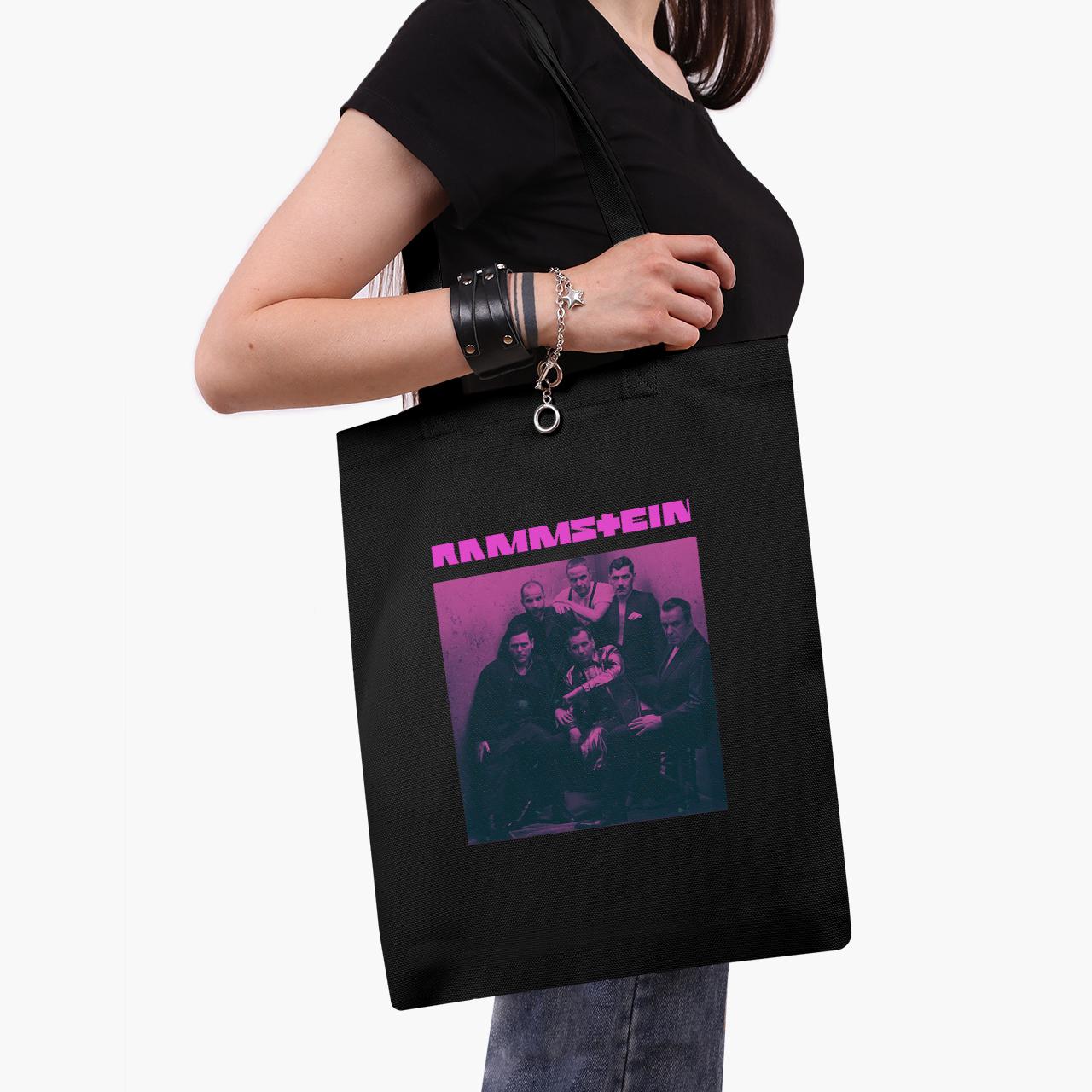 Эко сумка шоппер Rammstein 41x35 см Черный (9227-2976-BKZ)