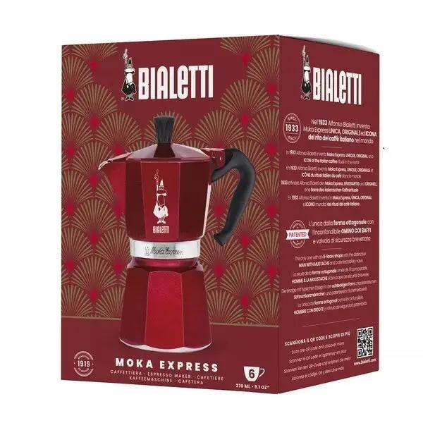 Гейзерна кавоварка Bialetti Moka Express Deco Glamour 6 чашок 270 мл (0009900) - фото 4