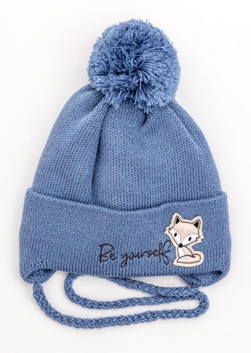 Шапка детская зимняя Alex Лисёнок 38-42 см Голубой