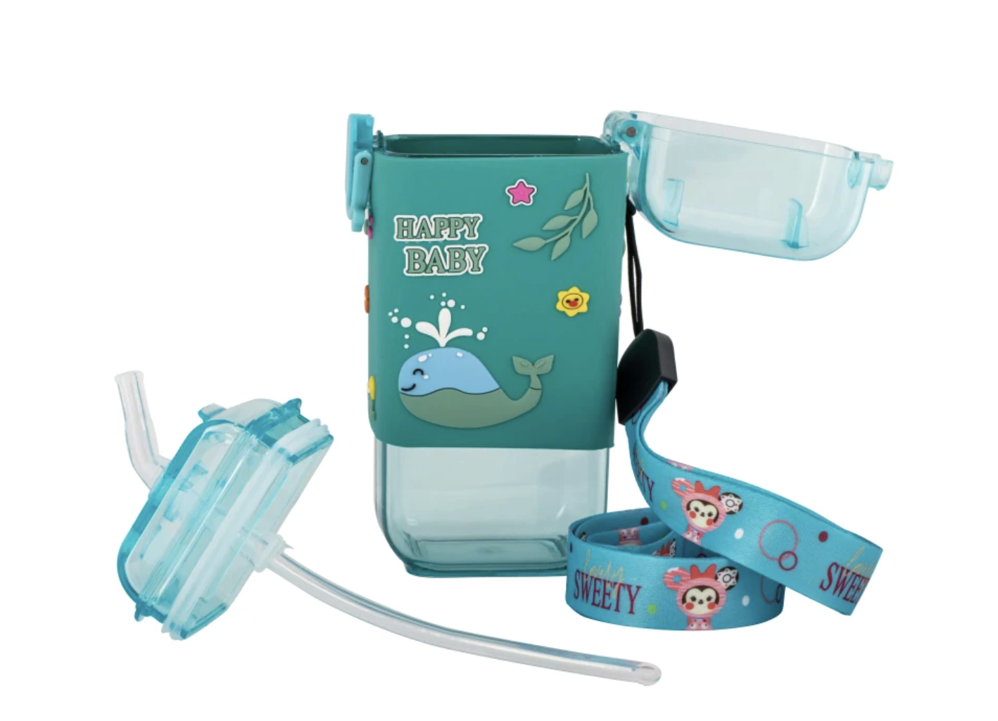 Поильник трехтановый BABY TEAM 5091 225 мл - фото 3 Поильник трехтановый BABY TEAM 5091 225 мл - фото 3