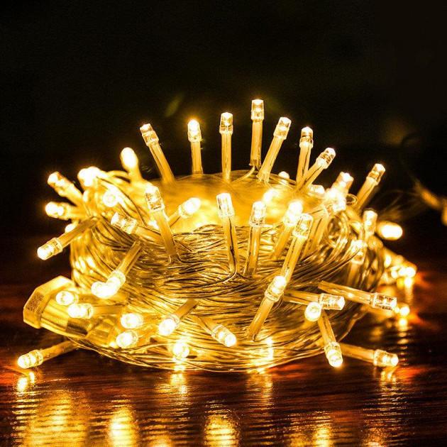 Гирлянда новогодняя светодиодная Led Light 300 Led 15 м с контроллером (100688)