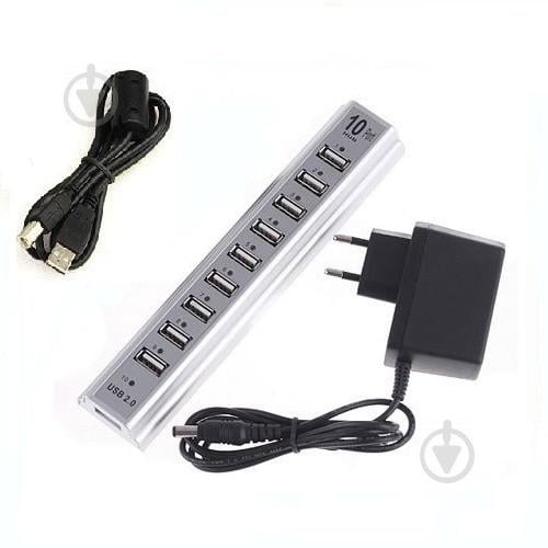 USB хаб разветвитель 10 портов Спартак White (000636)
