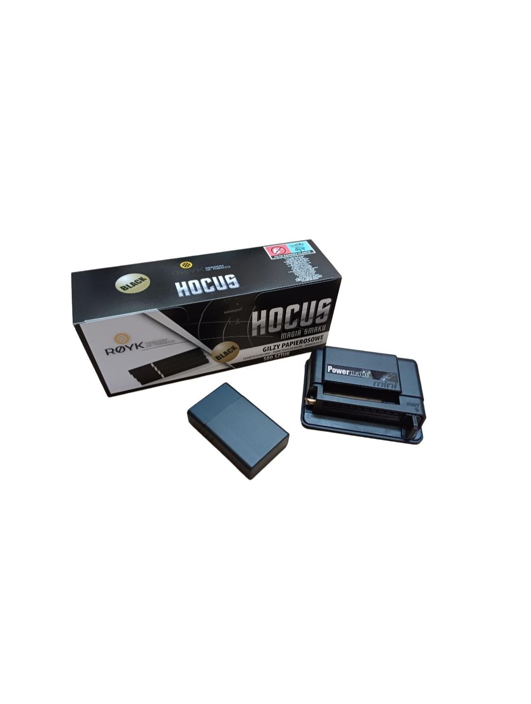 Машинка Powermatic mini USA і HOCUS BLACK 500 шт./портсигар (35889194)
