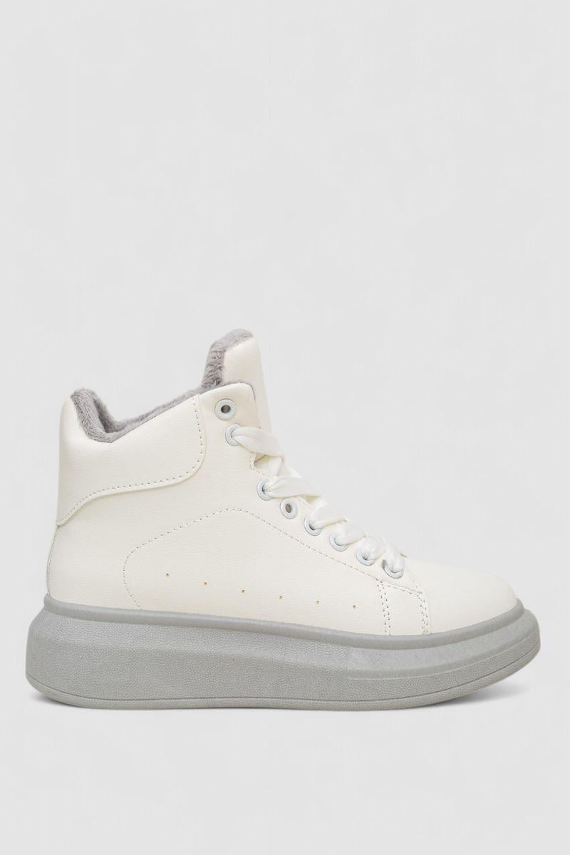 Кросівки жіночі зимові Stilli 248RA2254 р. 36 Біло-сірий (115446_830883)