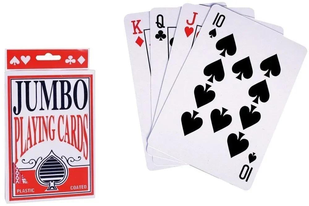 Карты игральные Jumbo Playing Cards бревно 54 шт. Карты игральные Jumbo Playing Cards бревно 54 шт.