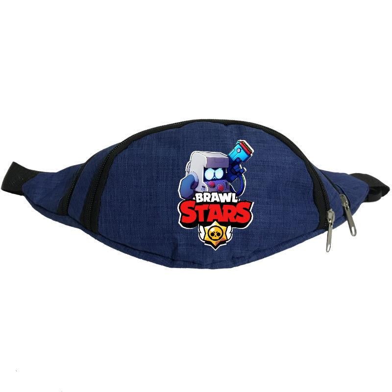 Поясная сумка-бананка Cappuchino toys Бравл Старс 8 бит BS-8bit Синий (1453925230)