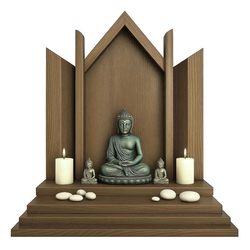 Алтарь для медитации из дерева Арабани Палисандр (ЛАТ-005802)